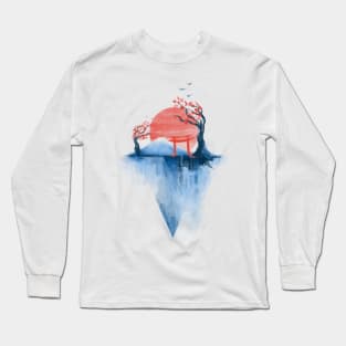 Japan Watercolor Long Sleeve T-Shirt